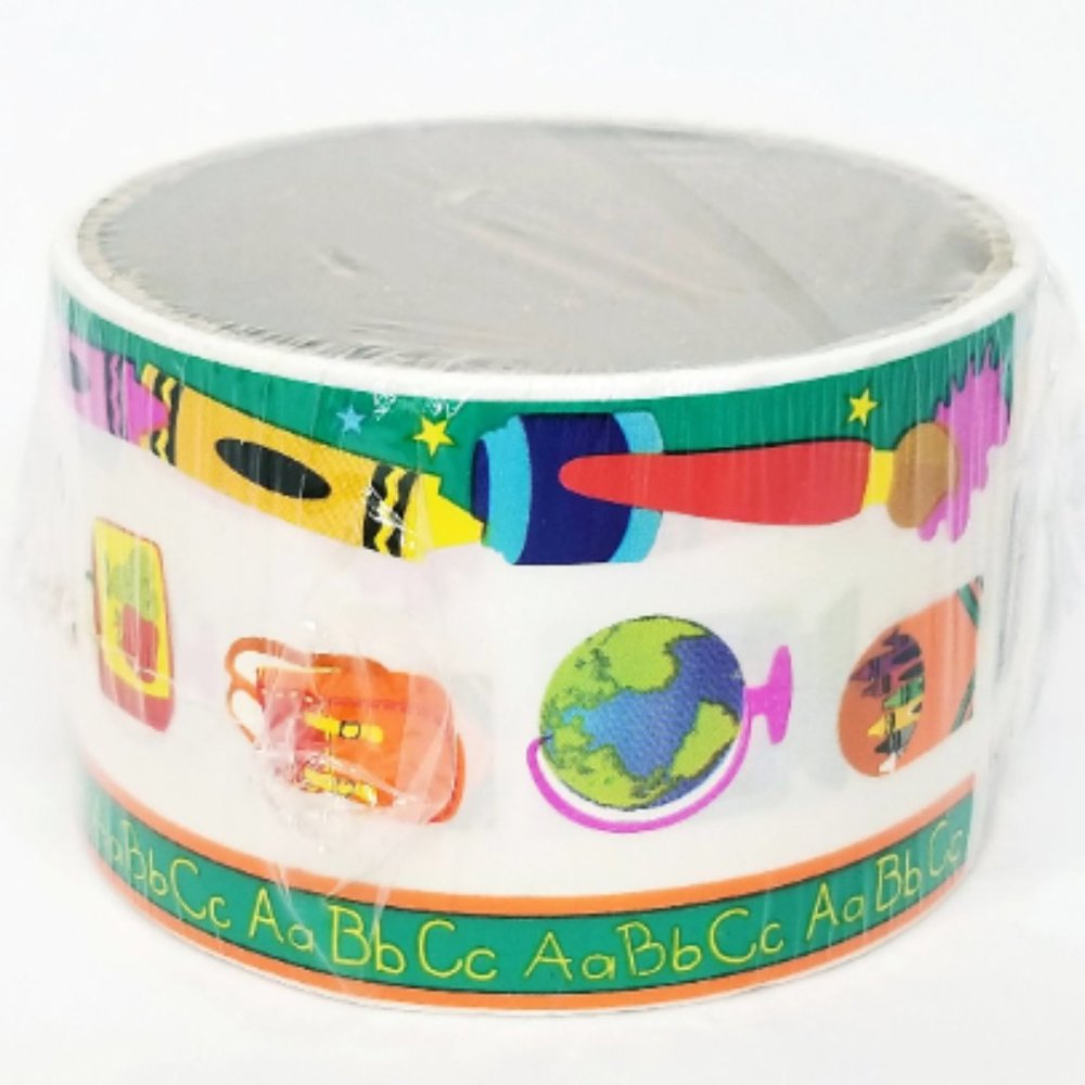 Sealed Roll of 90s Sandylion School Supply Stickers